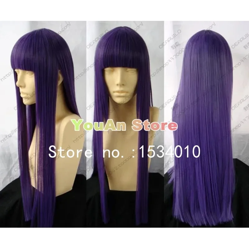 برنكاستيل شعر مستعار كوسبلاي مقاوم للحرارة + قبعة شعر مستعار