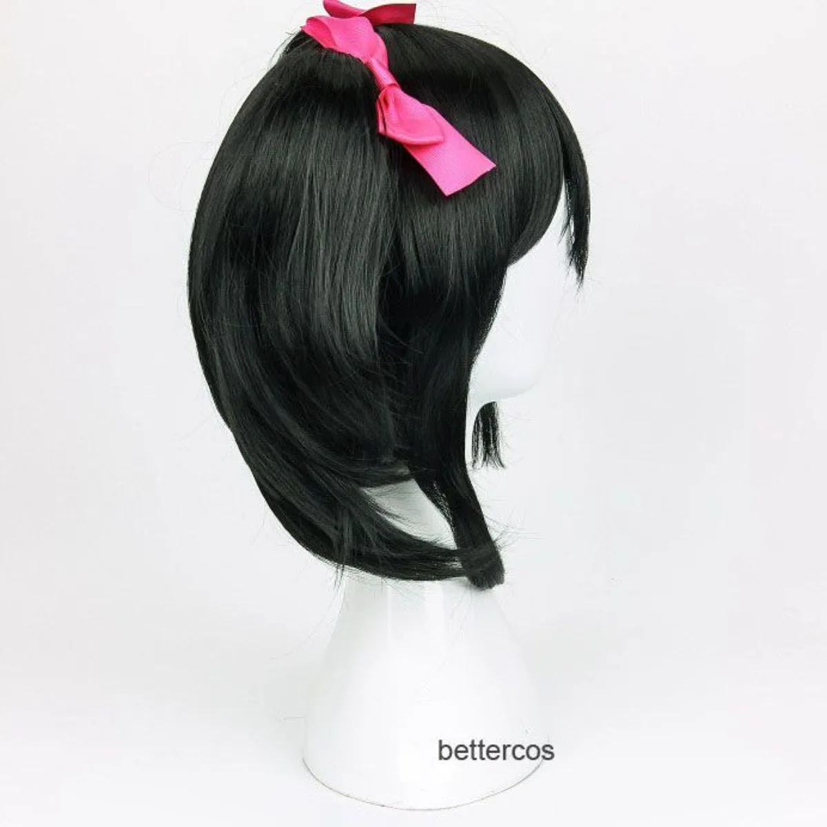 Love Live! Nico Yazawa Cosplay Wig | Asymmetric Sideburns & Clip-On Twin Tails for Costume