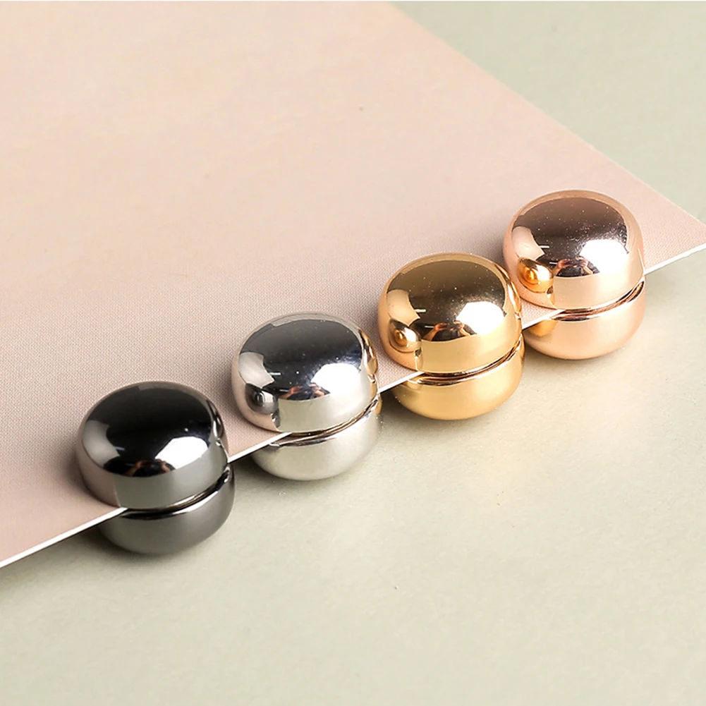 1Pair Magnet Button Women Magnetic Hijab Pins Sewing Snaps Knitting Clasps Invisible Button For Needlework