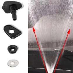 2 PCS/Set of universal front hood wiper nozzle spray kit sprinkler fan nozzle cover washer outlet adjustable