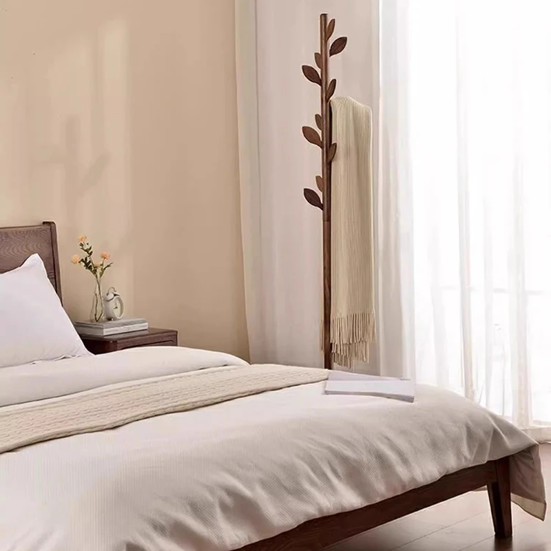 الصلبة الخشب الطابق معطف الرف غرفة نوم الإبداعية عمودي القطب شجرة فرع الملابس الرف المنزلية الطابق Estendal Roupa الأثاث #6