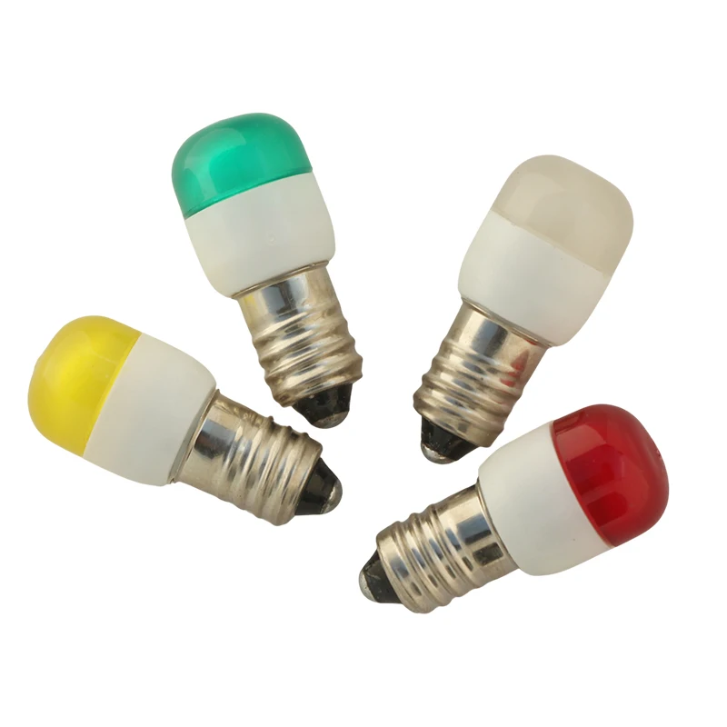 Ampadas E10 Led Interior Bulb 12v 24v 220v Mini Colorful Auto Indicator Warning Light Signal Energy Saving Machine Lamp 12 Volt - view 4
