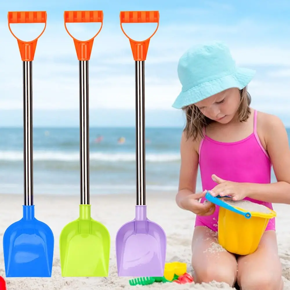 Multicolor Sand Toys para crianças, Brincar de plástico com areia e pá, Brinquedo de praia de férias interativo