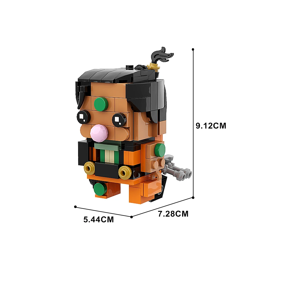 Moc Apex Legends Loba Rampart Wraith Brickheadz Building Blocks Model Battle Royale Game Figure DIY Bricks Toys Gift Adult Kids