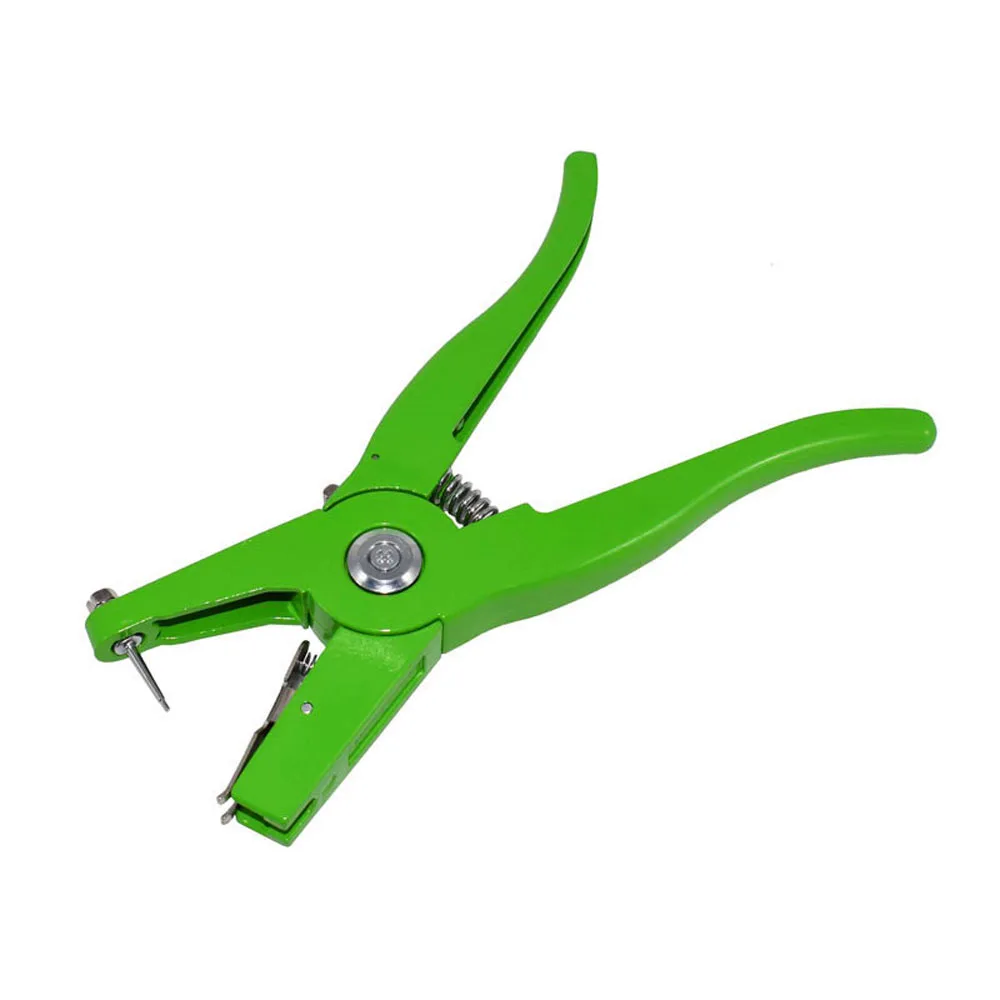 1 Pcs Ear Tag Clamp & Cutter Pliers Tag Applicators Farm Animal Metal Ear Thorn Tongs Swine Cow Sheep Rabbit Identification Tool