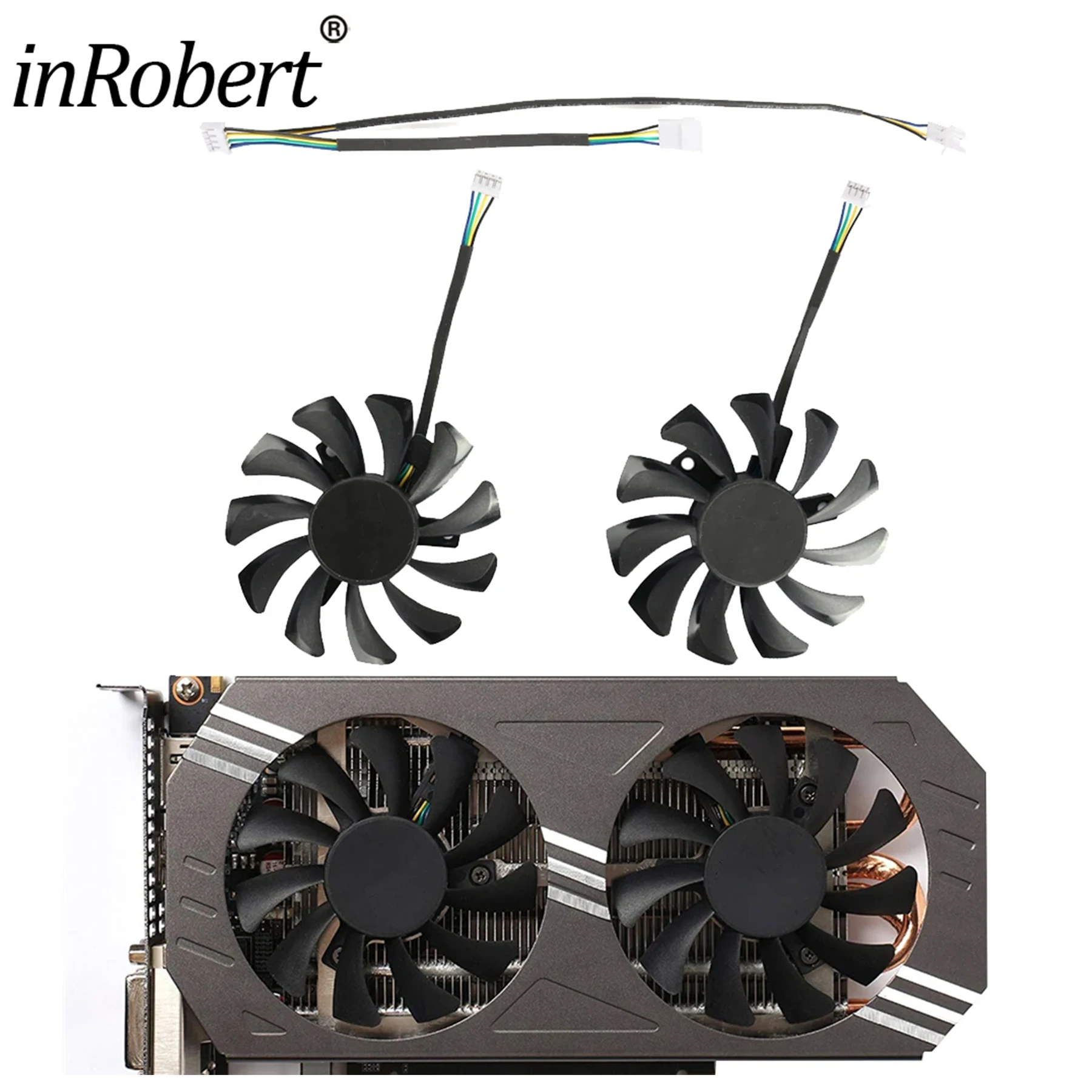 2 шт./лот, 75 мм GA81S2U, сменный вентилятор охлаждения для ZOTAC GTX 660Ti 650Ti GTX760 R9 285 BOOST GTX 970, охлаждающий вентилятор для видеокарты