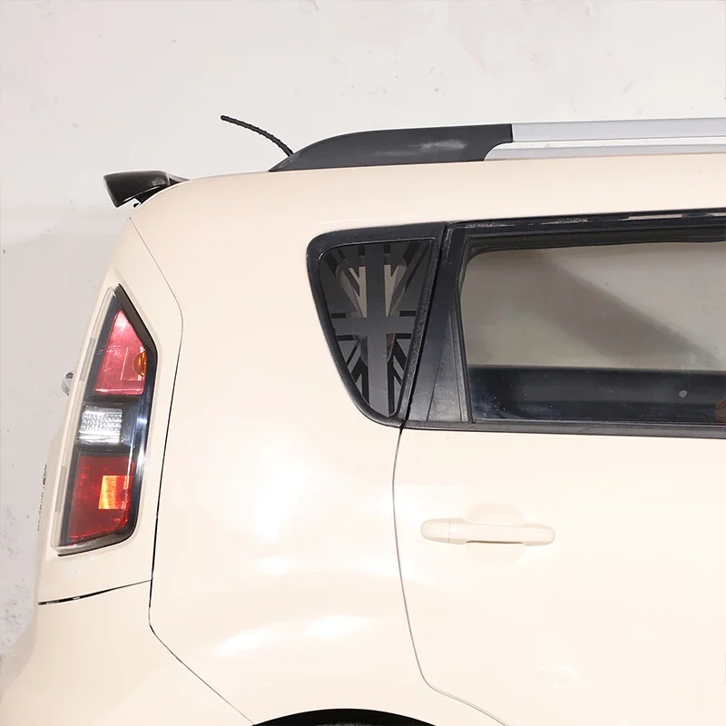 For Kia Soul 2010-2013 PVC Black Car Rear Window Glass Panel Sticker Car Exterior Decoration Modification Accessories