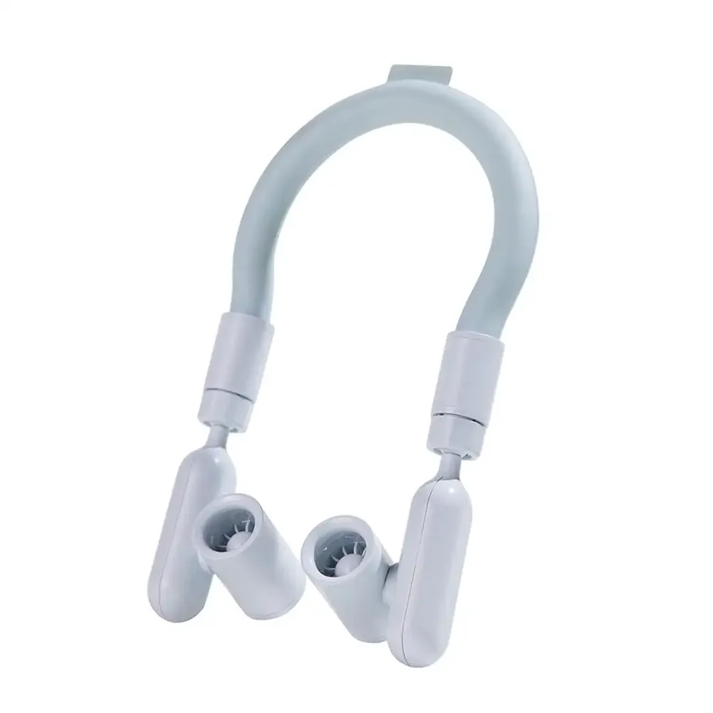 

1pcs Cooling Neck Fan With Ice Circle Technology Portable Adjustable For Outdoor Sport Hanging Neck Fan With Cable