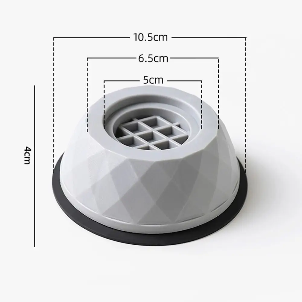 洗濯機用の高さ調節可能パッド、ユニバーサル防振マット、滑り止め家具フット、耐衝撃性、セットあたり4個