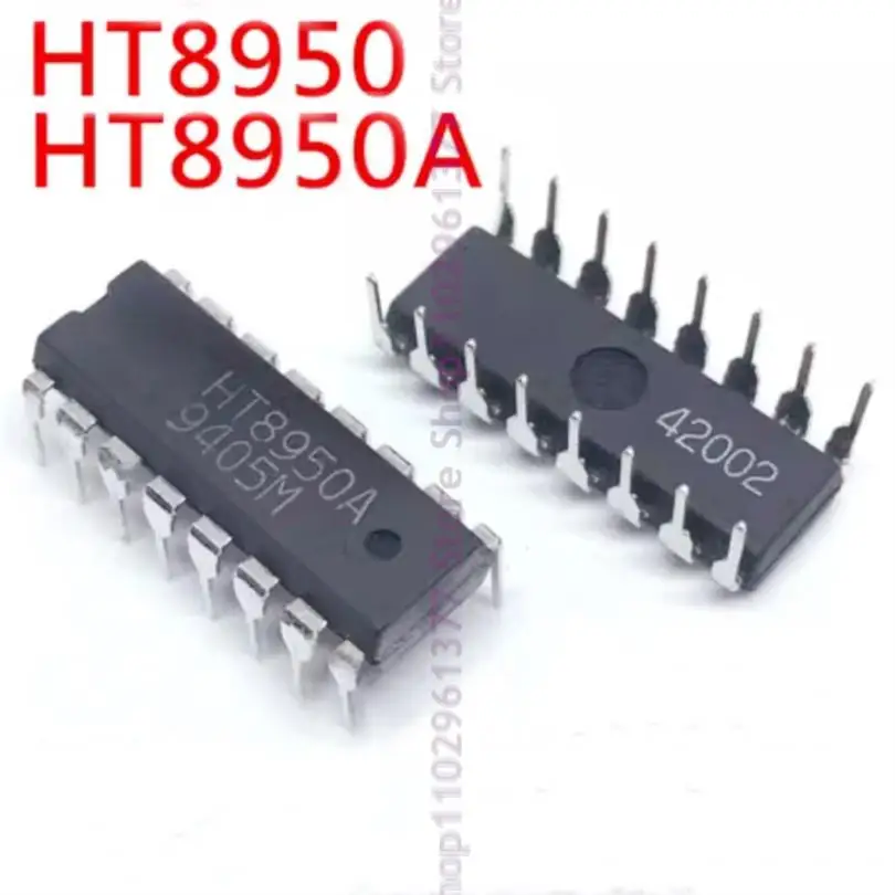 10 Uds nuevo HT8955A HT8950 HT8960 HT8950A DIP-16 chip de Audio
