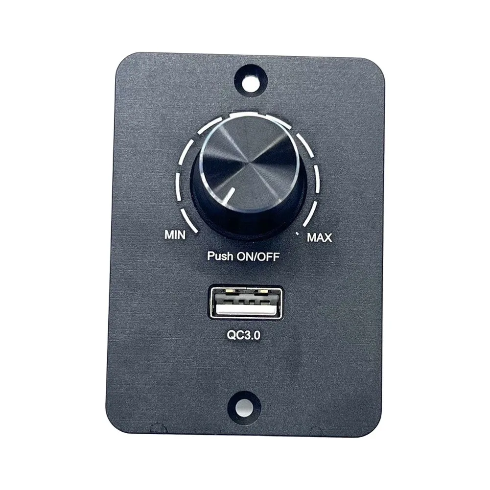 RV Dimmer Switch With USB Port For PWM LED Strip Light Control And Fast Charging In Campervan Boat Electrical Supplies