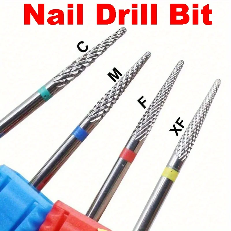 Profesjonalny zestaw frezów karbidowych do paznokci - łatwe usuwanie żelu i akrylu, narzędzia do polerowania - idealny do manicure i pedicure