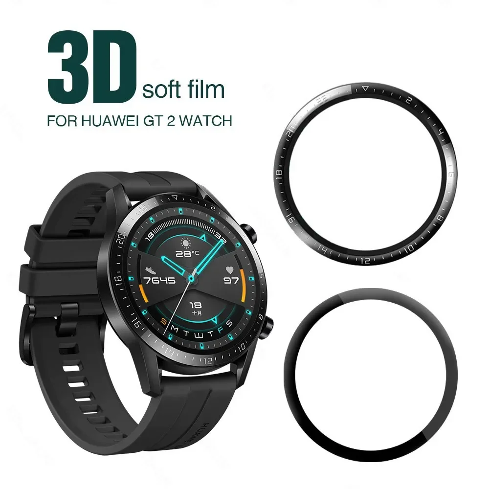 1-3pcs HD Clear Screen Protector for Huawei GT2 46mm 42mm Soft Protective Film For Huawei GT2 Smart Watch Accessories