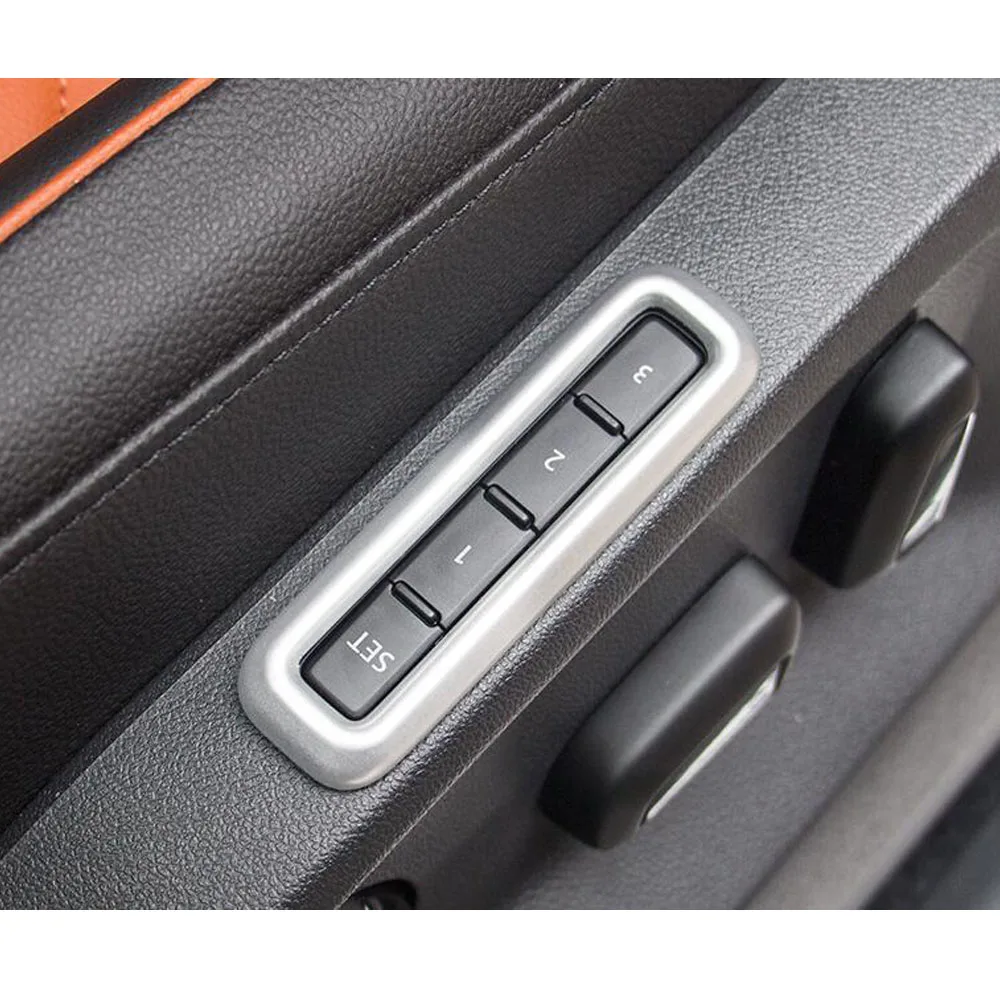 Memory Remember Recall Recollection Seat Adjustment Knob Button Switch Trim For VW Golf7 Golf 7 2014 2015 2016 2017 2018 2019