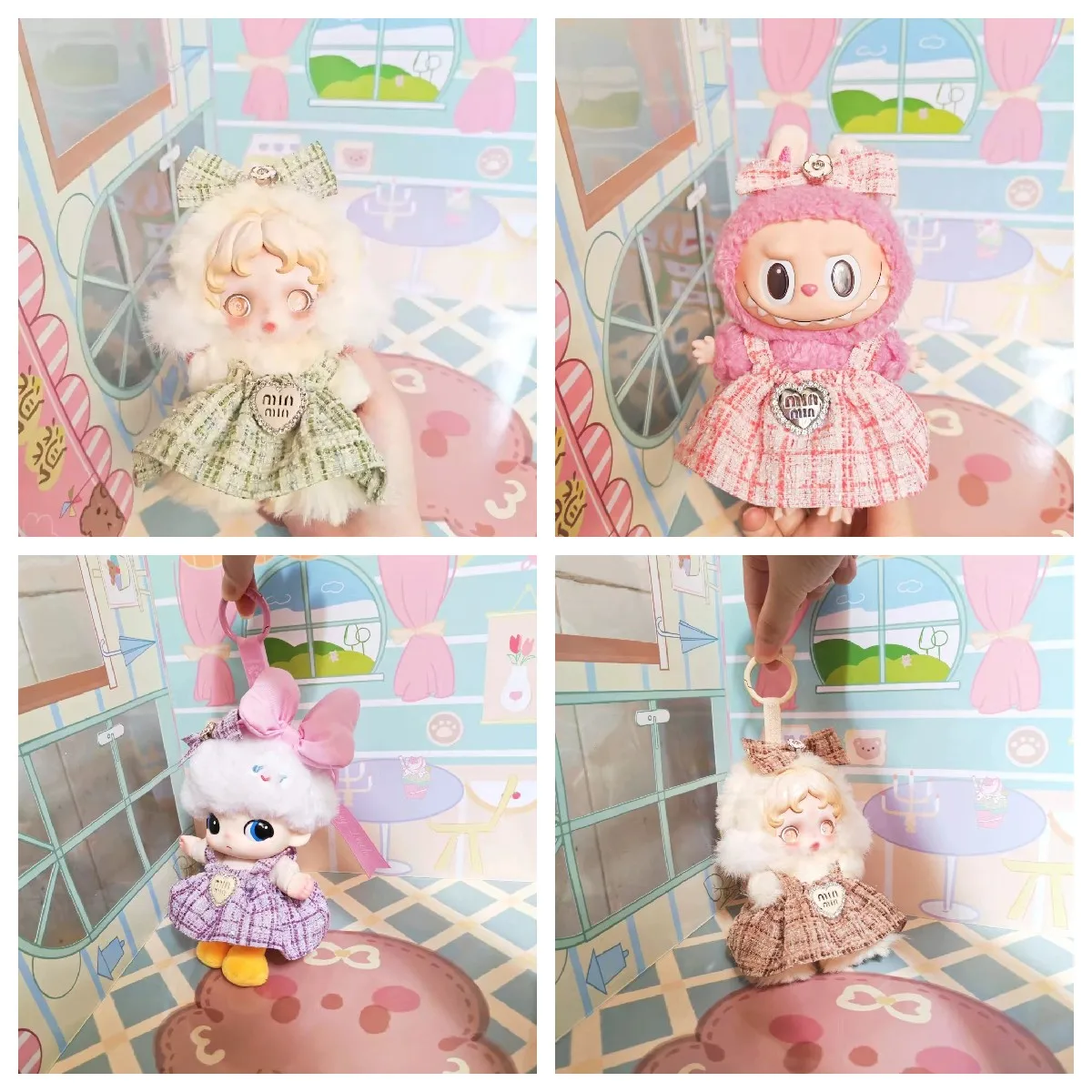 

SP Guangzhiyuan doll clothes SP clothes SP second generation labubu clothes green dimoo clothes little xiangfeng princess skirt