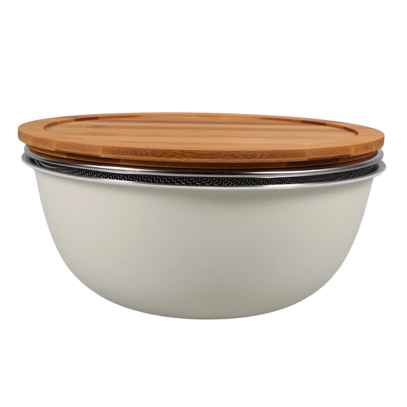 

1Set Stainless Steel Fine Mesh Strainer Basket Colander Bowl Kitchen Drainer Rice Washing Vegetable Cleaning Tool