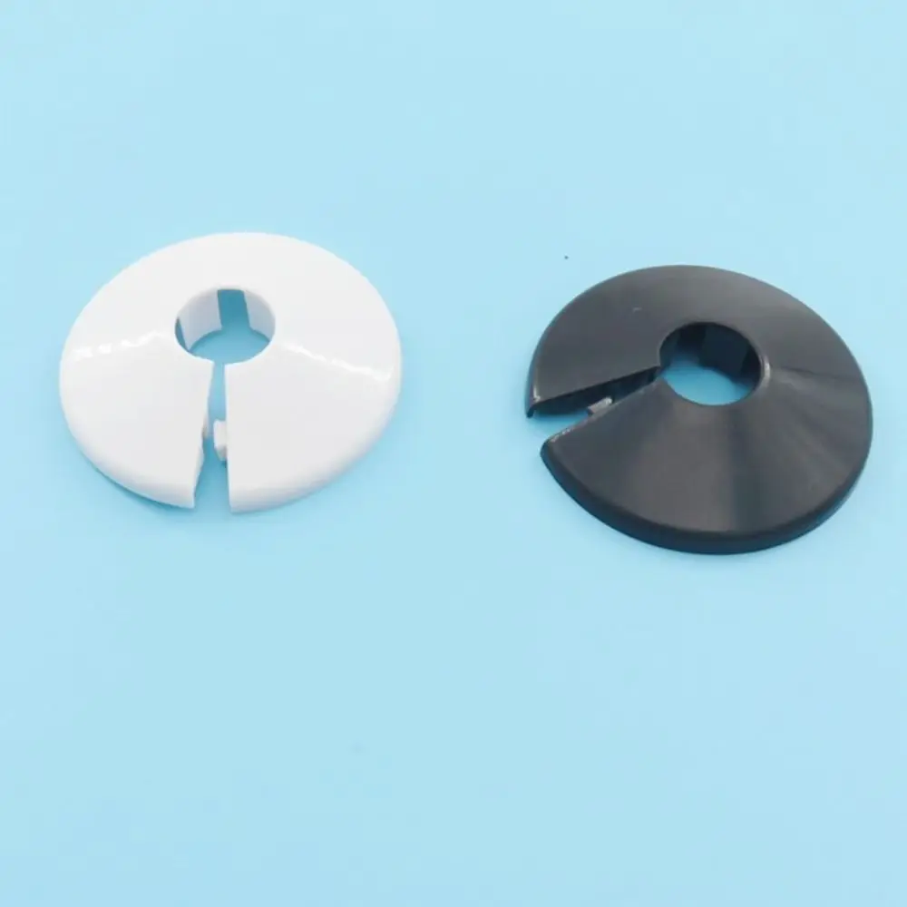 Plastikowe osłony na rury chłodnicy, zaciskane, kołnierze 15 mm, osłony na rury, łatwa instalacja, schludne dekoracyjne pierścienie na zawory kątowe.