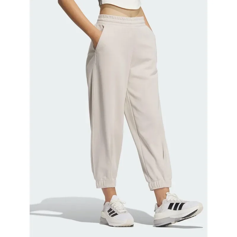 Adidas Dri Fit Mid Rise Waist Tapered Slant Pockets Running Long TrousersJM1020