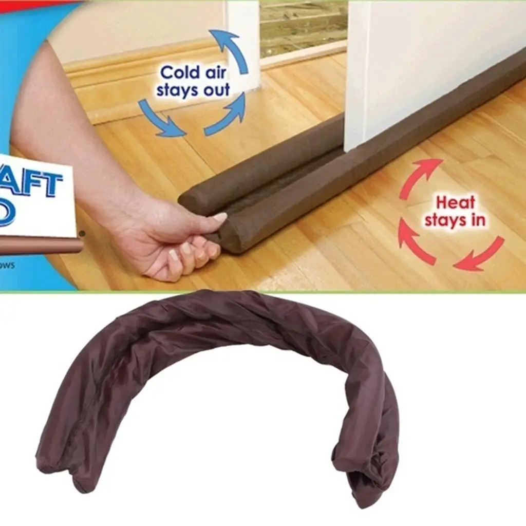 Door Stopper, Fabric Bottom Seal Sound Blocker , Cover Bottom Gap Stop Drafty and Block Noise