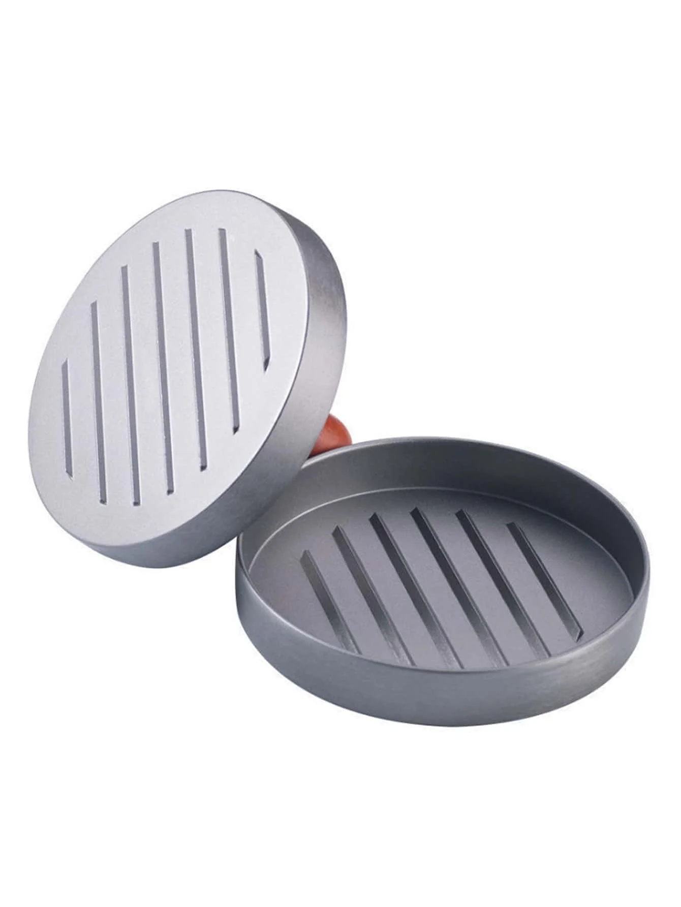 Leeseph Hamburger Press Patty Maker Aluminum Hamburger Mold Non-Stick Meat Beef Cheese Veggie Burger Maker Creative Kitchen