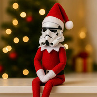 Fun Christmas Ornaments with Stormtrooper Helmet Star Wars Themed Holiday Decoration for Xmas Tree & Home Party