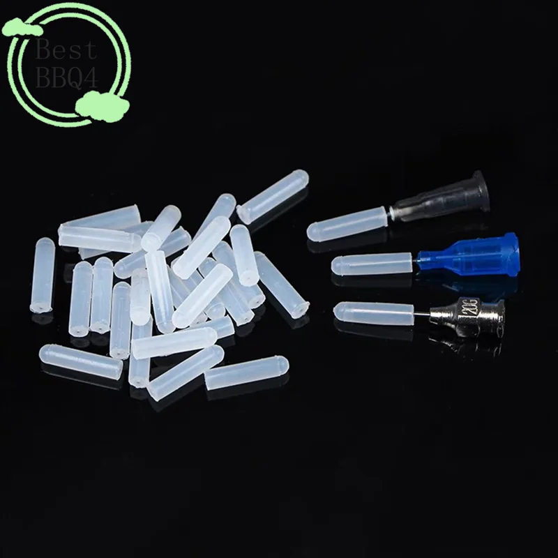 (BBQ4)15Pc Special Silicone Plug Head for 0.4-1.2 Needle Gule Dispensing Syringe Needle Seal Prevent Glue From Solidifying