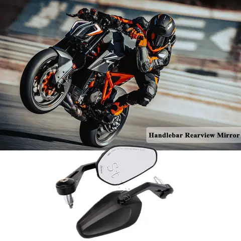 KTM DUKE 125 200 250 390 690 790 890 1290 1390 슈퍼 듀크 R 오토바이 핸들바 엔드 미러 7/8인치 22mm 핸들바 백미러
