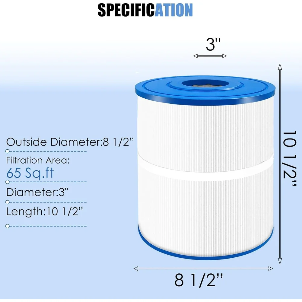 PWK65 Spa Filter Cartridge Replacement PET For Water Relaxation Unit Swimming Pool Hot Tubs Filter Swimming Pool Garden Tool
