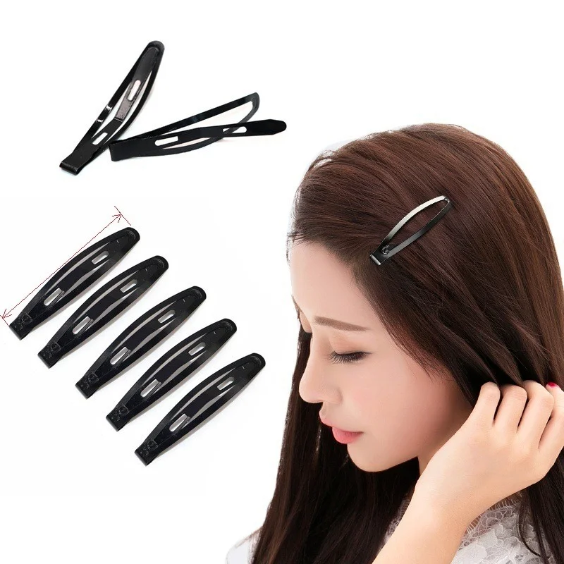 12pcs Black Geometric Hair Clip BB Hairpins Barrettes Styling Tools Women Girls Hairgrips Hair Accessories Headwear Headdress