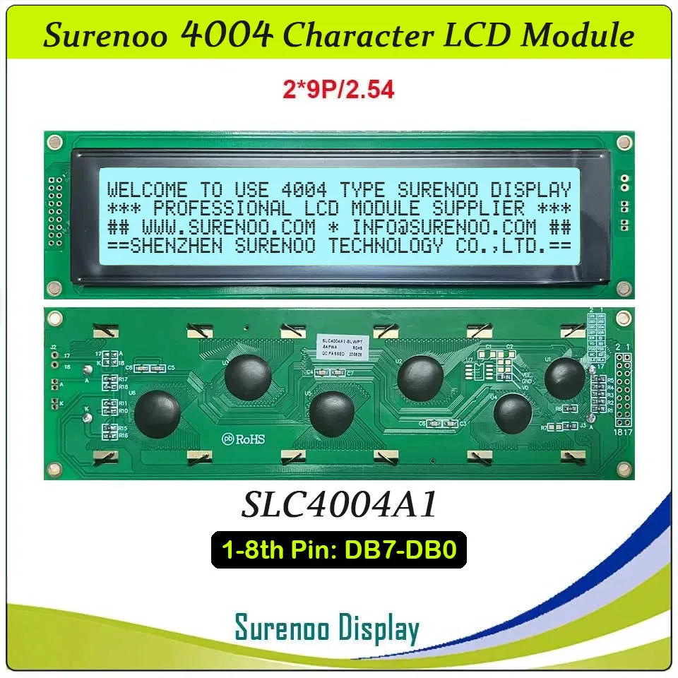 404 40X4 4004 Karakter LCD Module Scherm Panel LCM AIP31066 PCF8574T Seriële IIC I2C USB2LCD LCD2USB LCD Smartie AIDA64