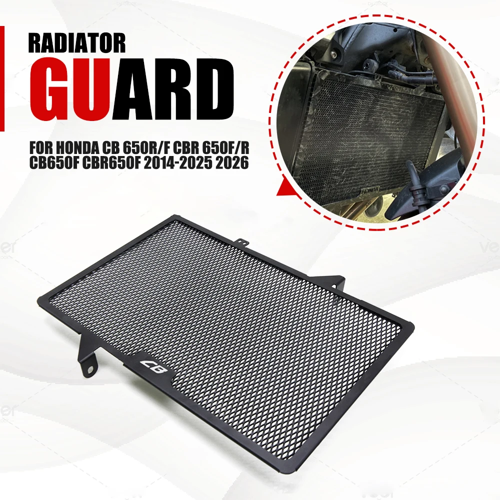 

Motorcycle Radiator Grille Cover Guard Protection For Honda CB 650R/F CBR 650F/R CB650R CBR650R CB650F CBR650F 2014-2025 2026