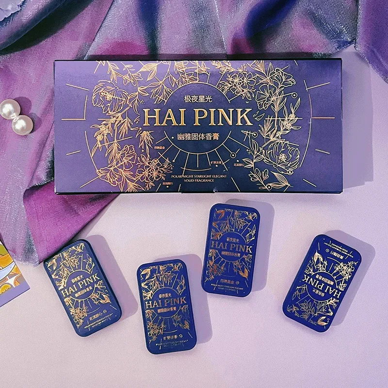 Hai Pink Polar Night Starlight elegancki solidny balsam męski i damski trwałe perfumy trwały zapach lekki perfumy przenośne