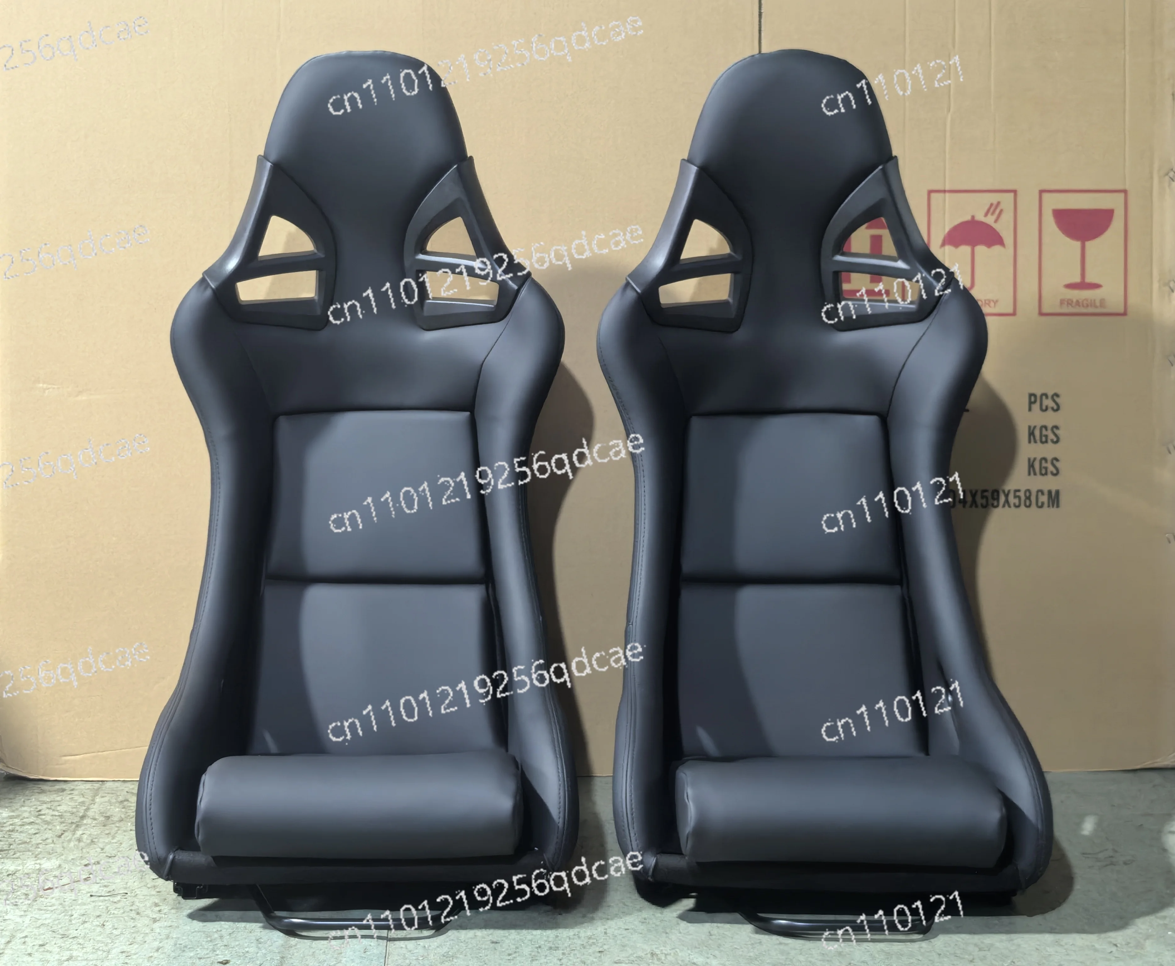 Eddy Black Lightweight Racing Bucket Seat for Porsche 911 Carrera 4S 997.1 997.2 997 GT2 GT3 RS Carbon Fiber Skeleton Seat