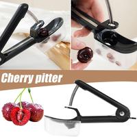 Cherry Seed Remover Reusable Kitchen Tool Press Type Cherry Core Removal Accessory Fruit Nuclei Remover With Seed Container