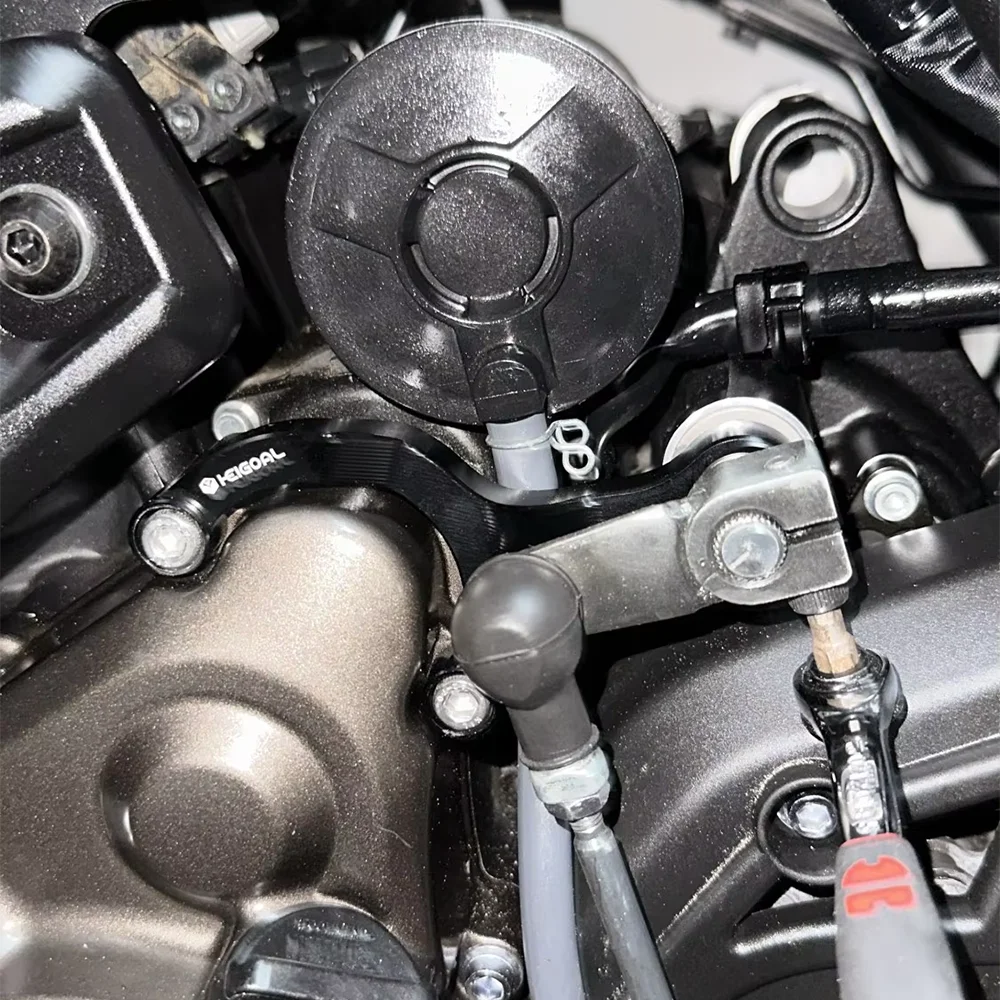 Schalthebelstütze Schaltstabilisator für Yamaha Tenere 700 XTZ700 T7 T700 FZ07 MT-07 MT07 XSR700 Tracer 700 7 GT 7GT 700GT YZF R7 – Detail 2