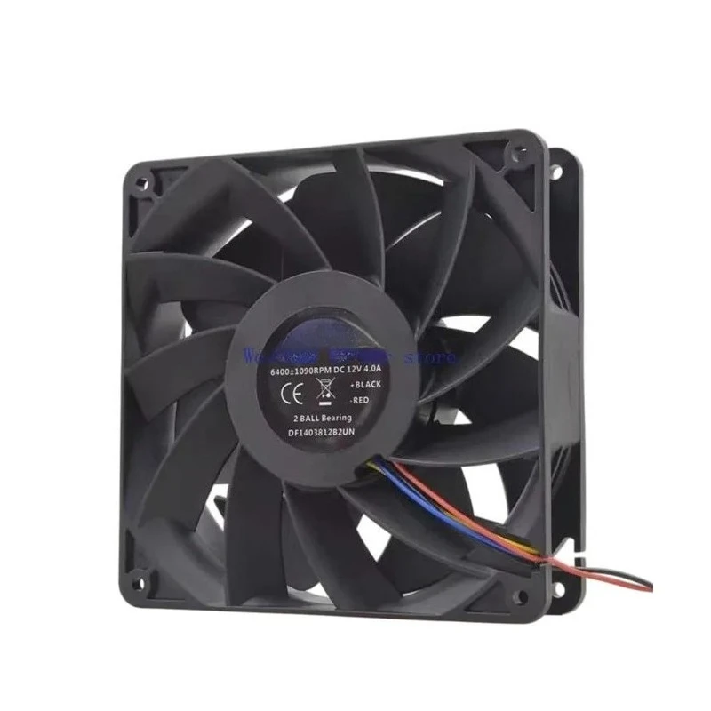 For New Wing Bit R4-14038-64PK-B1 14038 14CM 12V 43.2W Dual Ball Fan (WYH001)