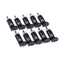 Hot Sale 10Pcs/Set 10cm Plastic Mounting Clip For CPU Coolers 1155 775 CPU Heatsink Mount Pin Fan Fastener Push Screw