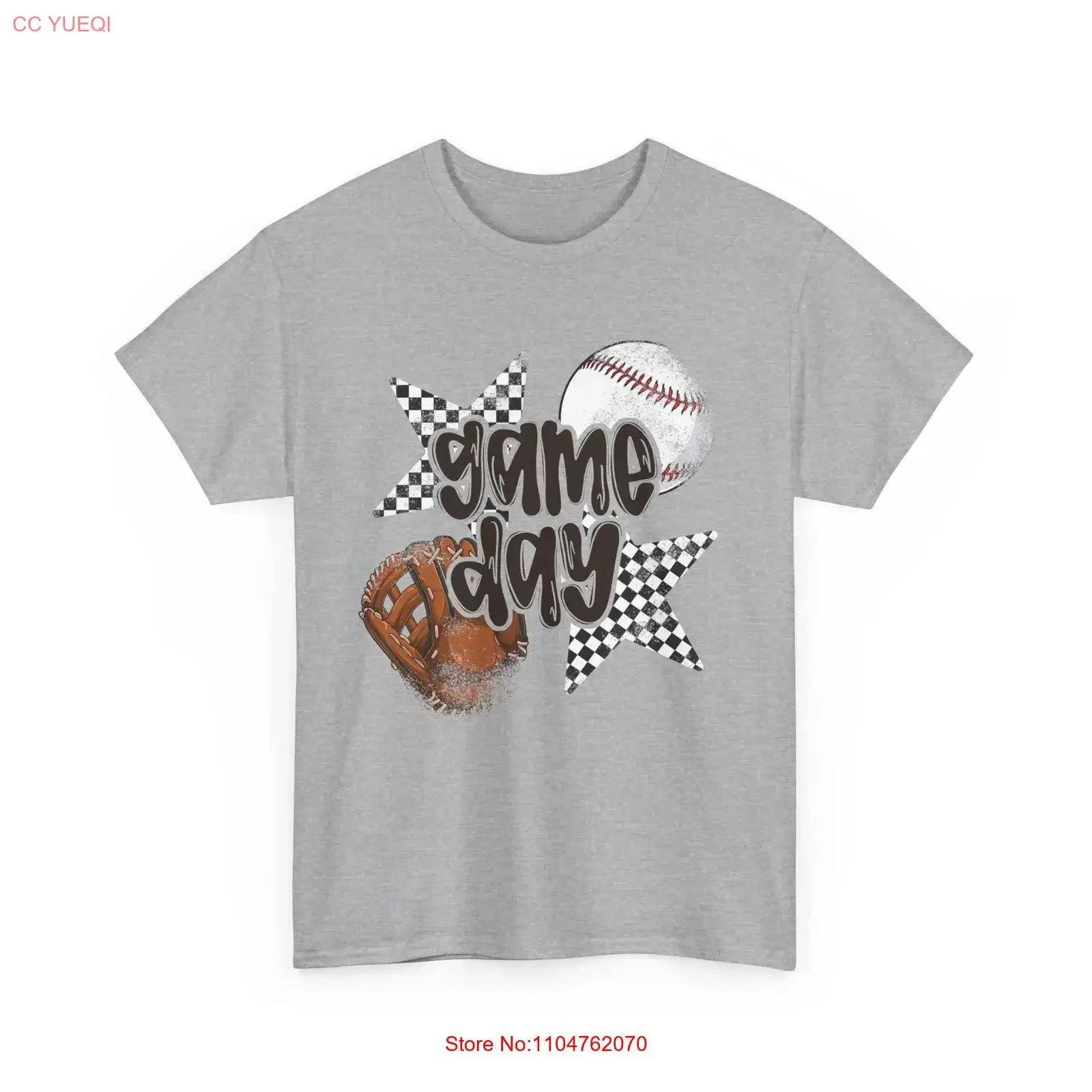 Baseball T Shirt Funny Fan Game Day vintage Washed Slightly Unisex streetwear Breathable Stretched homme Comfortable graphic