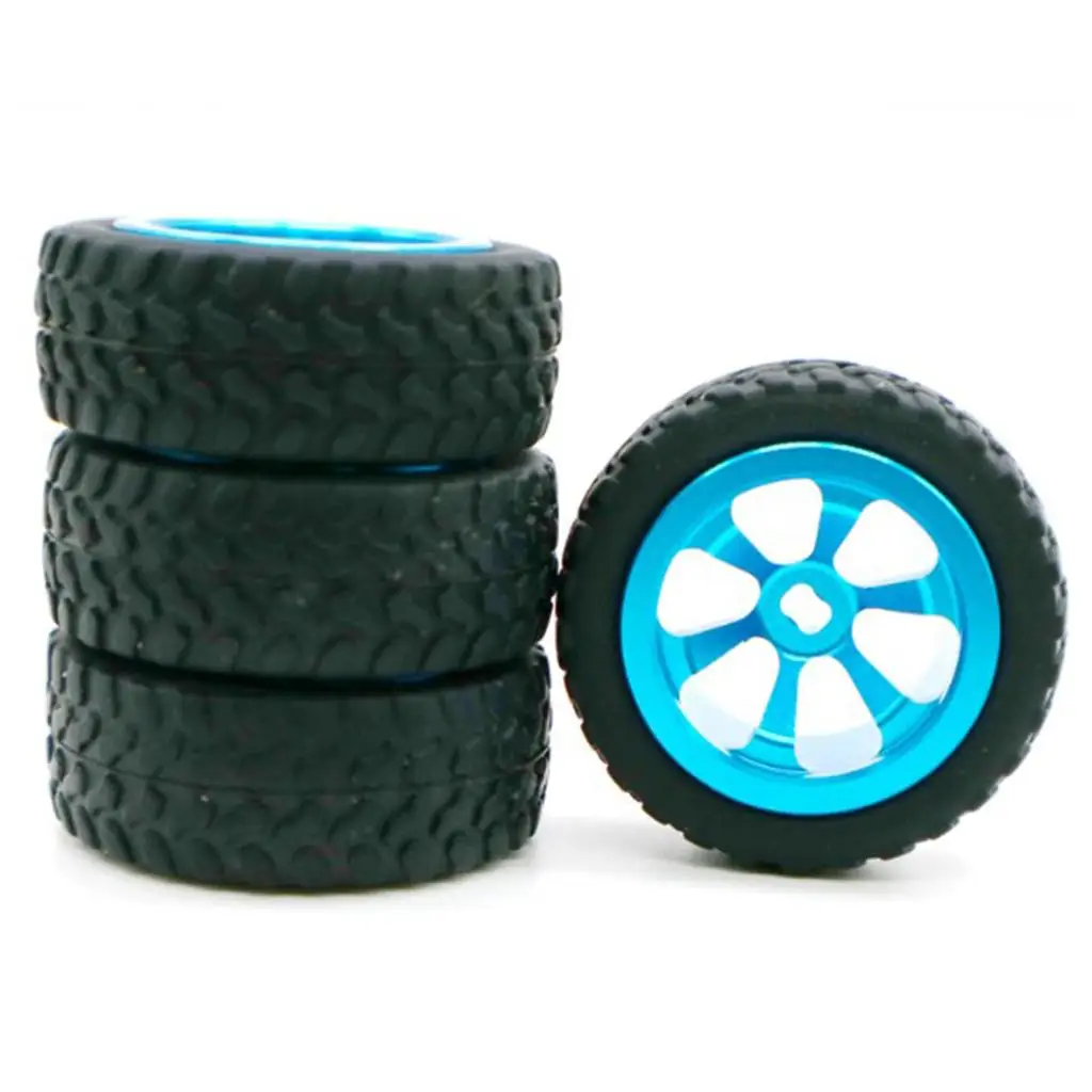 RC Car Wheel Tires Alloy Upgrade Parts Replacement Toy Car Tyres Accessories for Wltoys K969 K