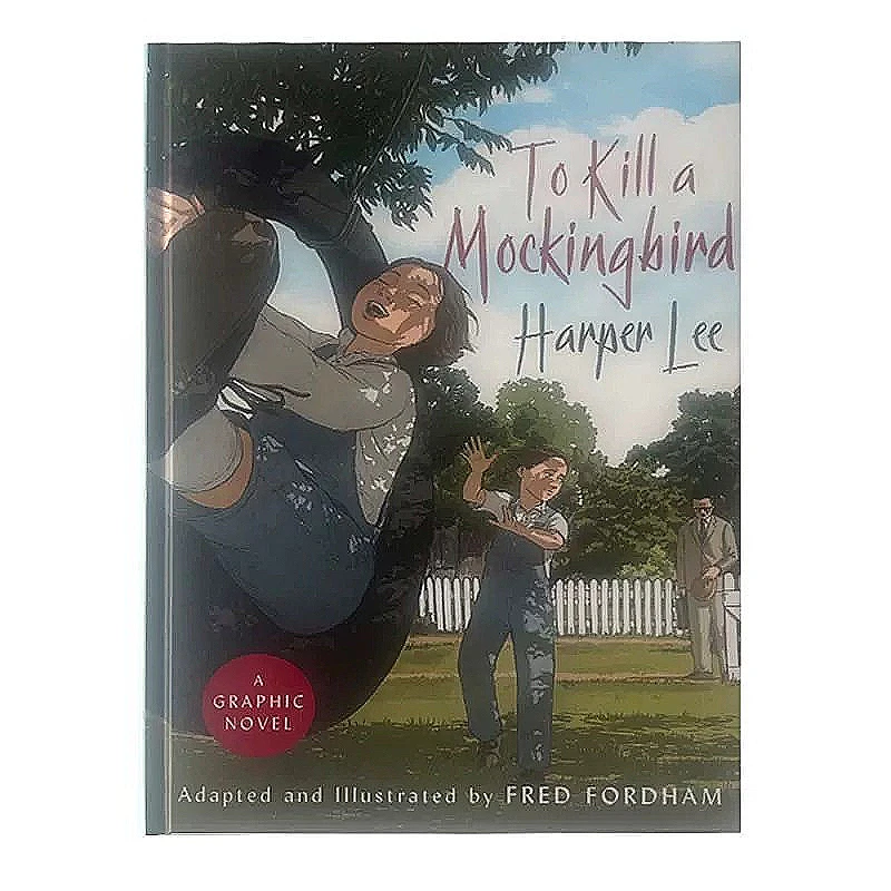 To Kill A Mockingbird American Classic Literature Full-Color Illustrated Novel Reading Book By Harper Lee Comic‑Adaptation Book