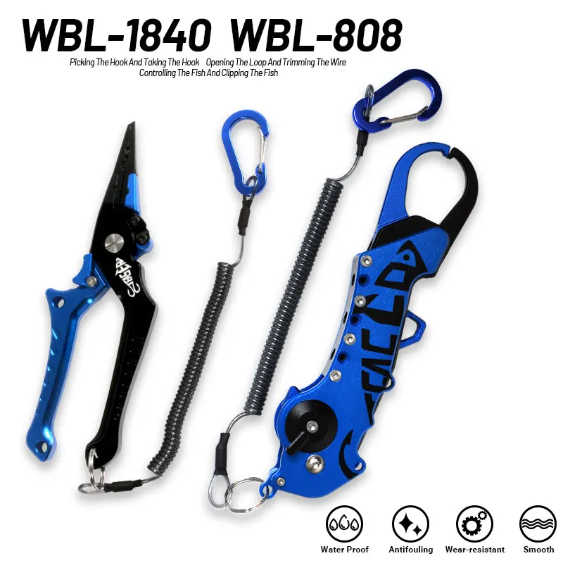 Alicates de pesca TEASER WFG-1840 multifuncionales con cortalíneas - imagen 4