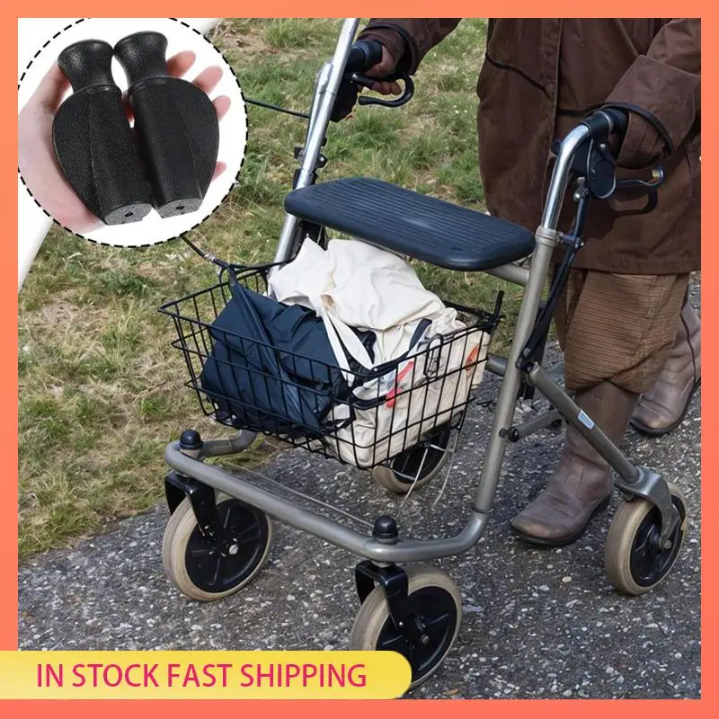 AA05 2-Pack مقابض يد عالمية مضادة للانزلاق للدراجات والكراسي المتحركة وقطع الغيار #2