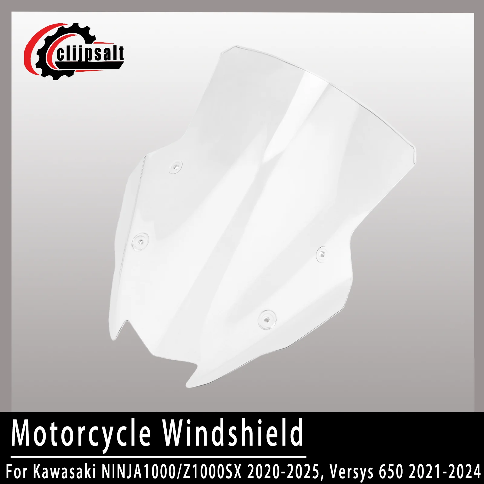 

Windshield, fairing, and deflector replacement parts for Kawasaki Ninja 1000, Z1000SX 2020-2025 models, and Versys 650 2021-2024