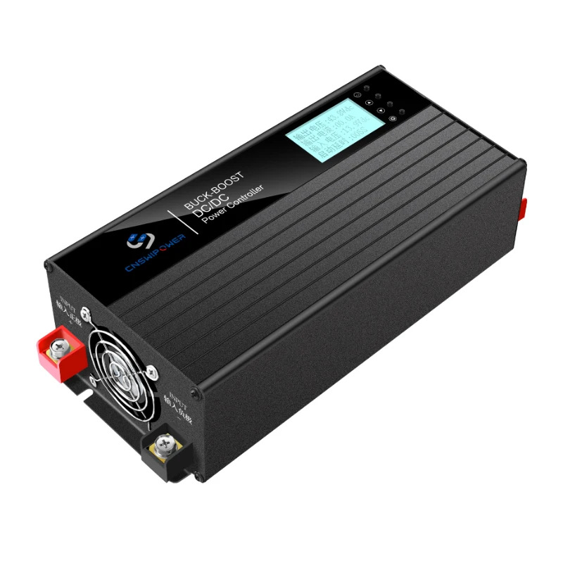 

DC to DC Charger 12V/24V Max 100A Buck-Boost Power Controller Compatible with LiFePO4 for RVs and Trucks Backup Battery Charging