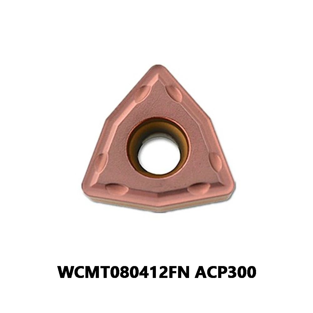 Original Plates WCMT080412 WCMT 080412 FN WCMT080412FN ACP300 Carbide Inserts Metal Turning Cutters Machine Lathe Tools Hard Cut