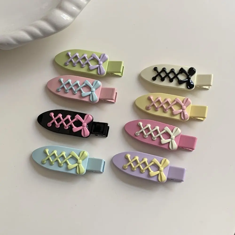 

Vintage Bowknot Duckbill Clip Plastic Hair Styling Hair Clip Y2K Hairpins for Women Girls