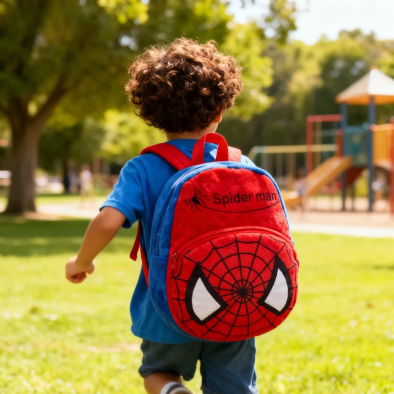 

Популярная серия Marvel: рюкзак с изображением Человека-паука и Железного человека, милый плюшевый рюкзак с мультяшными персонажами, подарки на день рождения для мальчиков и девочек