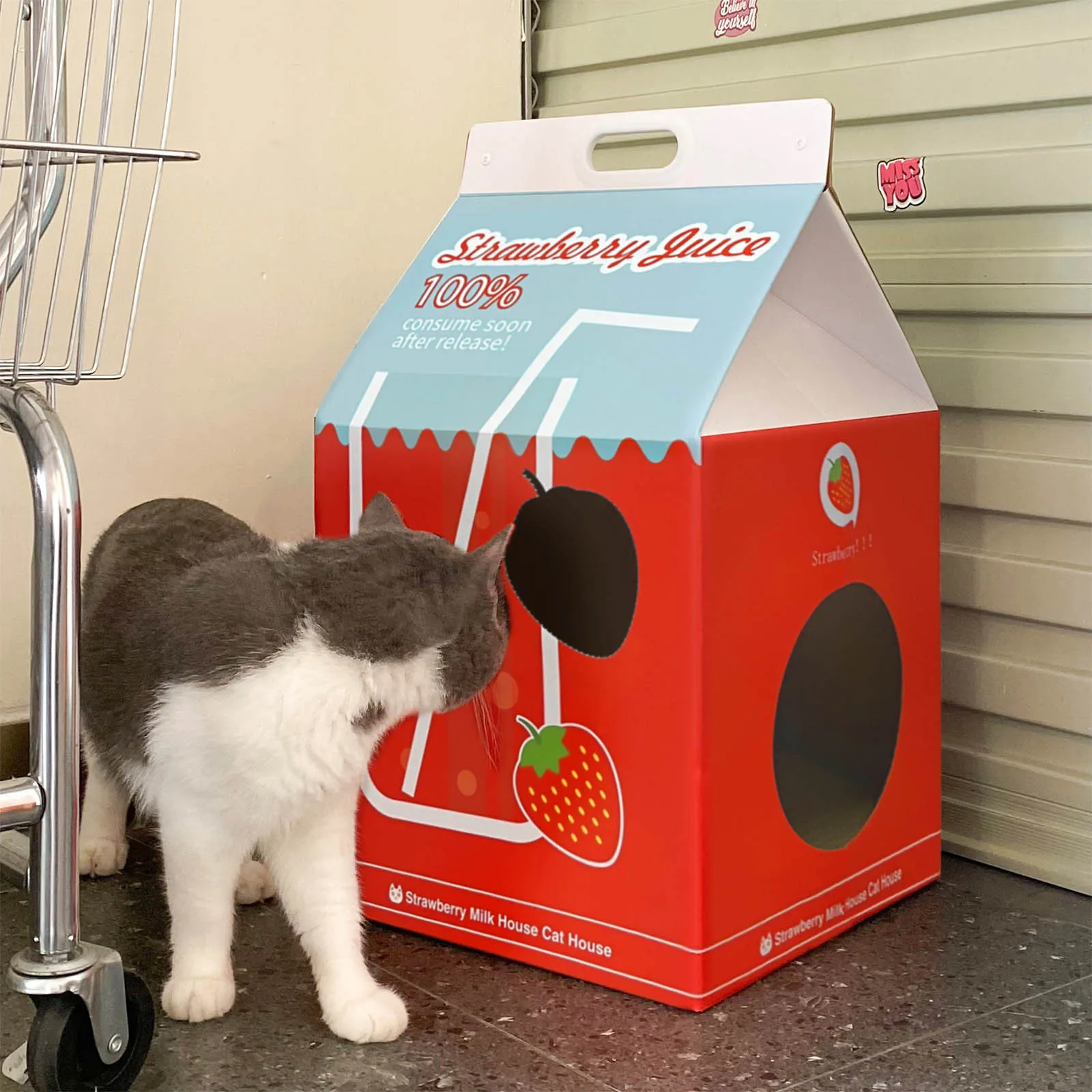 casa-para-gatos-de-papelao-ondulado-com-design-fofo-de-caixa-de-leite-arranhador-e-cama-para-gatos-de-interior-e-gatinhos-com-estampa-de-morango-em-desenho-animado