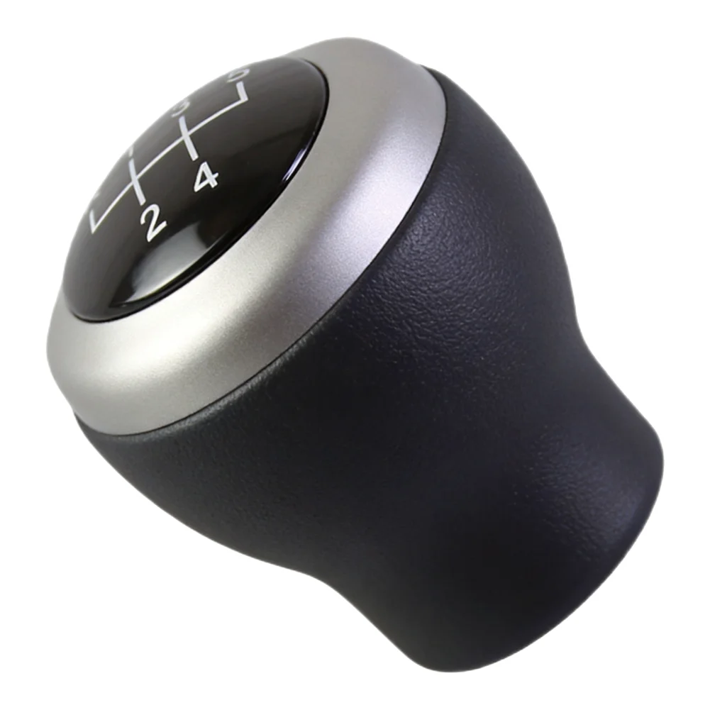 5-Speed Leather Gear Shift Knob Compatible with For KIA For Soul Models Built Between 2006 and 2012 for Manual Transmission Use