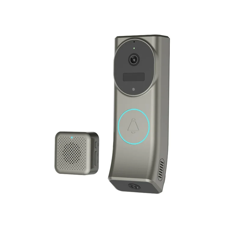 Y45A-Smart Doorbell Kit With Simulation Fake Camera Door Bell Camera Doorbell LED Flash For Homes Offices Stores